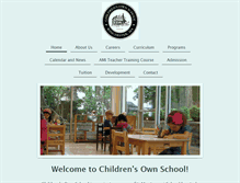 Tablet Screenshot of childrensownschool.org